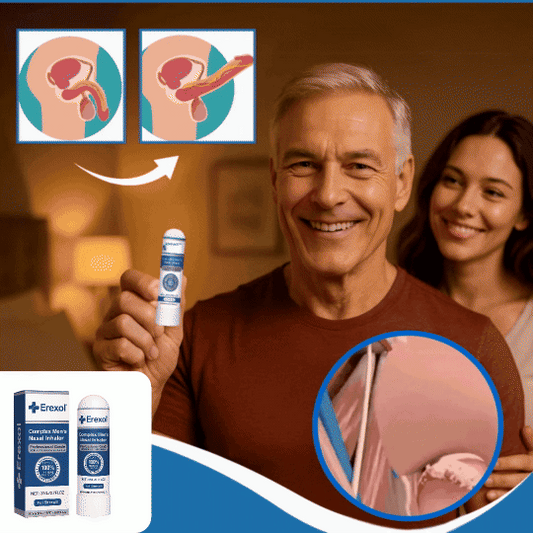 Erexol™ Inhalator | Stenhårde erektioner på 5 minutter – uden piller!