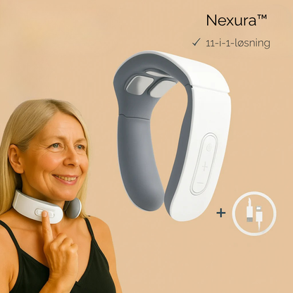 Nexura™ - 11-i-1 halsløsning | Slap af i nakkemusklerne på bare 15 minutter – hvor og når du vil