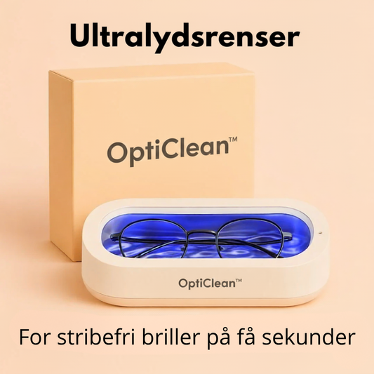 OptiClean™ | Krystalklare briller på ét minut!