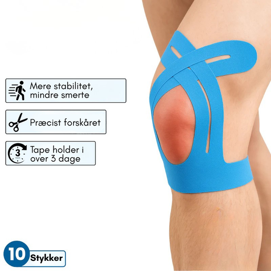 FlexTape™ - Fysioterapeut-testet knæstøtte på sekunder!