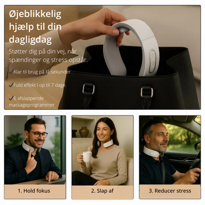 Nexura™ - 11-i-1 halsløsning | Slap af i nakkemusklerne på bare 15 minutter – hvor og når du vil