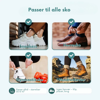 FitStep™ Magnetiske indlægssåler
