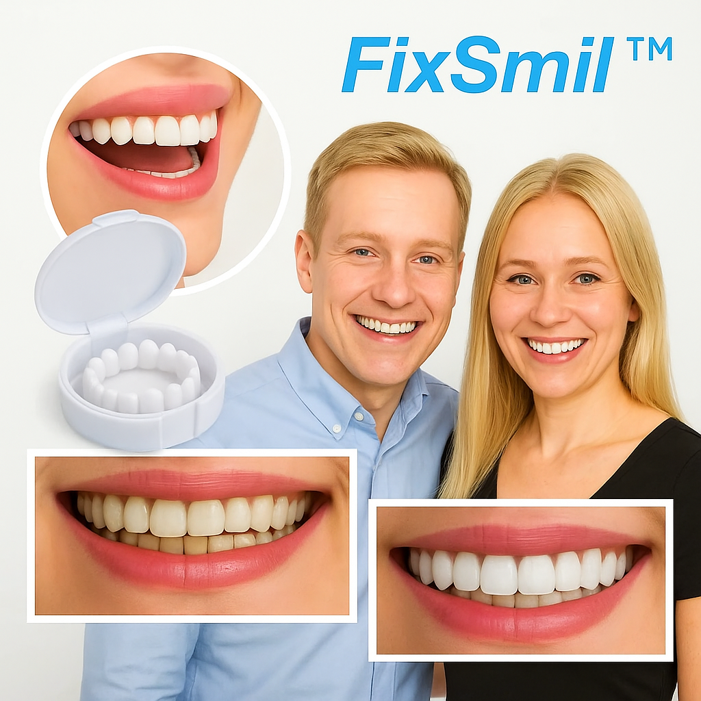 FixSmil™ Tandfacader | Smukke hvide tænder på kun 60 sekunder!