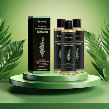 Rootiva™ Rosmarinshampoo | Synlige resultater på bare 7 dage – fyldigere, sundere og stærkere hår