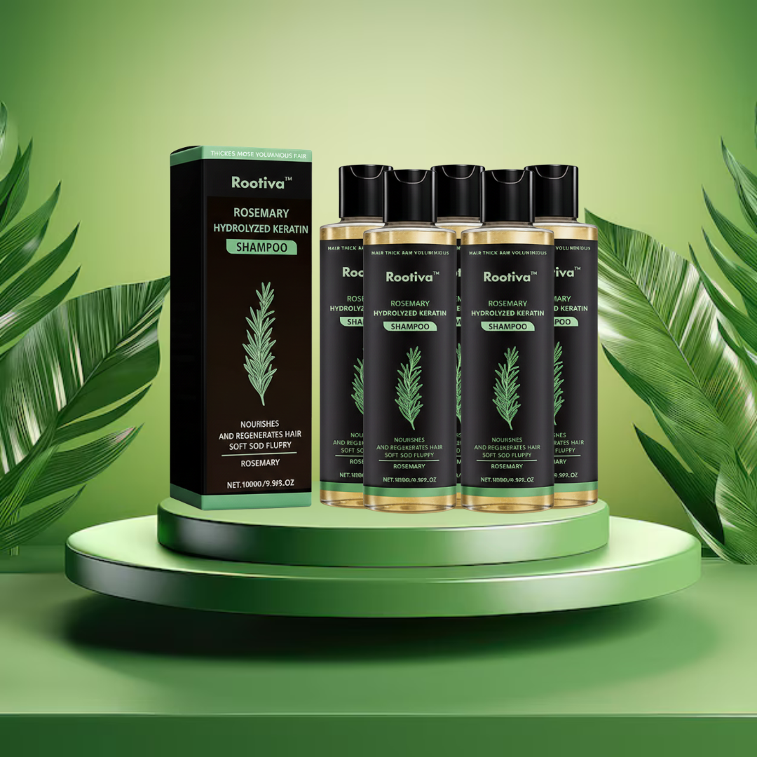 Rootiva™ Rosmarinshampoo | Synlige resultater på bare 7 dage – fyldigere, sundere og stærkere hår