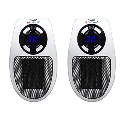 EcoVarm™ Bærbar Varmeenhed | Opvarm dit hjem sikkert på kun 5 minutter!