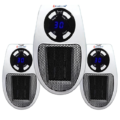 EcoVarm™ Bærbar Varmeenhed | Opvarm dit hjem sikkert på kun 5 minutter!