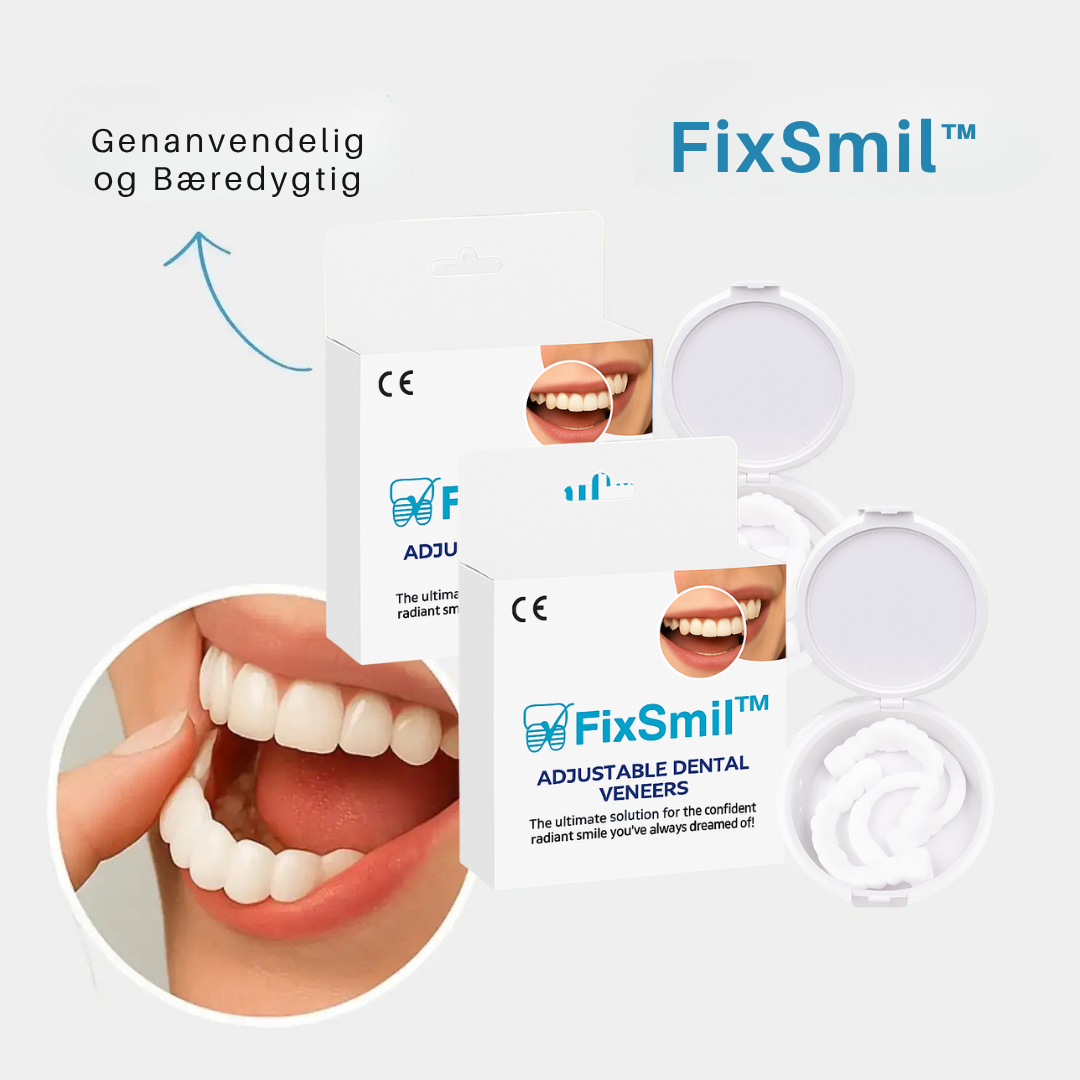 FixSmil™ Tandfacader | Smukke hvide tænder på kun 60 sekunder!
