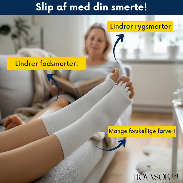 NovaSok™ - Naturlig korrektur af tæer på 15 minutter