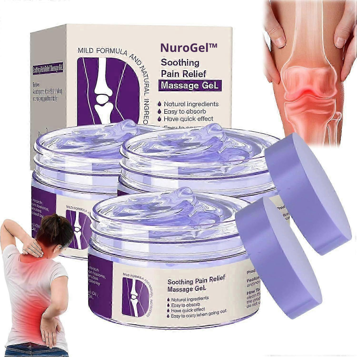 NuroGel™  Naturlig Led-Gel - Lindrer 97% Af Ledsmerter På Bare 3 Dage!