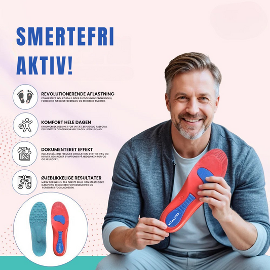 VitalStep™ - Slip for fodsmerter – Uden dyre behandlinger eller unødvendige lægebesøg