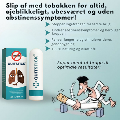 QuitStick™ - Stop med at ryge på 3 dage uden voldsom trang