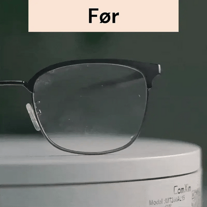 OptiClean™ | Krystalklare briller på ét minut!